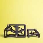 Trīs vienā koka dizaina virtuves tornis / galds un papildus soliņš