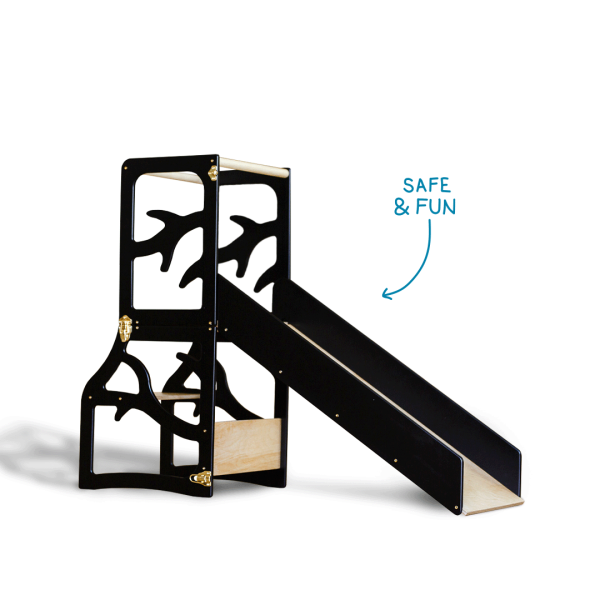 3 in 1 tree design kitchen tower / desk / slide