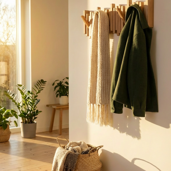 Coat rack oak