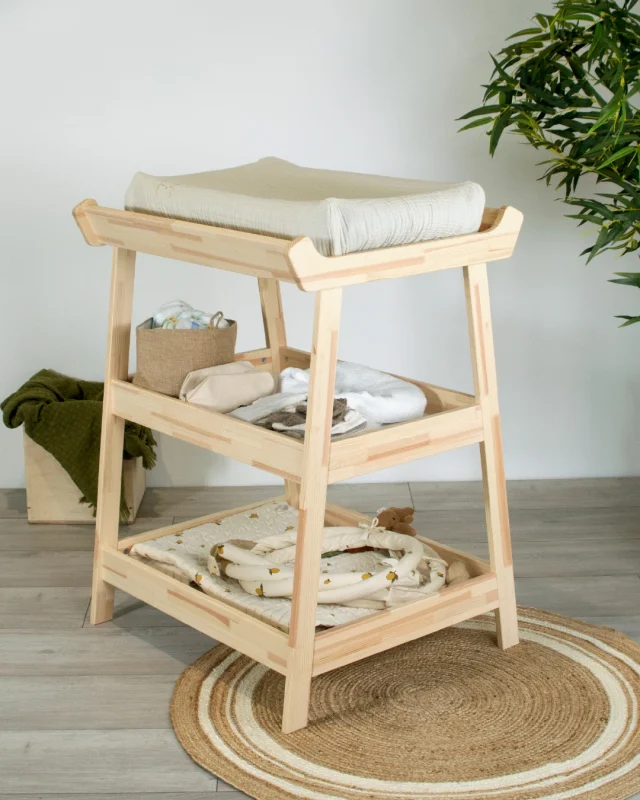 Natural, warm, and wonderfully simple.
The Lacquered Changing Table lets the solid pine wood shine through with a clear finish that highlights the natural grain.

🌿 A gentle touch of nature in your baby's first room.
Pair it with soft textiles and neutral tones for a peaceful, Scandinavian-inspired nursery.

Now in store → weco-shop.com
#naturalnursery #wecoshop #babyessentials #scandinavianstyle #babychangingtable #nursery #babyfurniture
