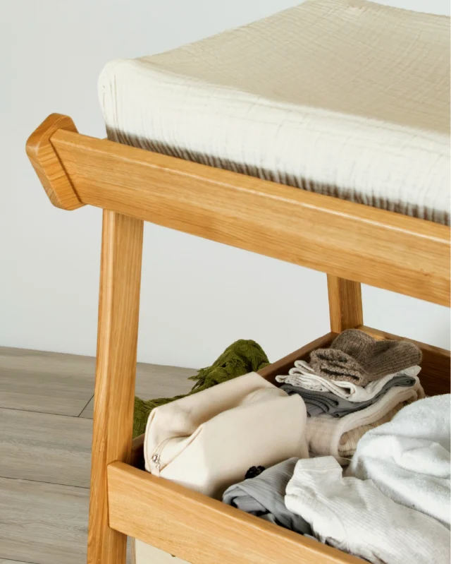 Crafted from solid oak, made to last.
The Oak Changing Table is a beautiful blend of functionality and timeless design.

Its warm tone and smooth finish bring nature indoors — perfect for earthy, calm nursery spaces.
Built to support your baby’s early days, and your family’s everyday rhythm.

✨ Natural strength. Everyday elegance.
Now available at: weco-shop.com

#wecoshop #oakfurniture #babyroomstyle #parentingessentials #nurserydesign #nursery #babyfurniture
